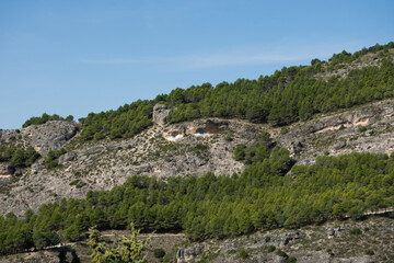 Fototapeta na wymiar Ojos de la Mora en Cuenca, Castilla la Mancha