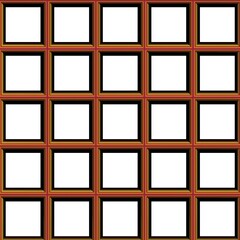 symmetrical patterns generated by the computer. 