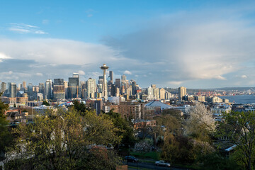 Seattle skyline from Kerry Park during daytime