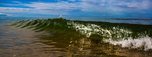 A wave in the sea