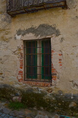 Window in a small old village