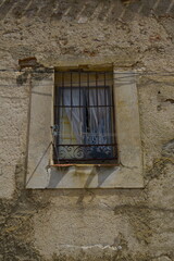 Window in a small old village