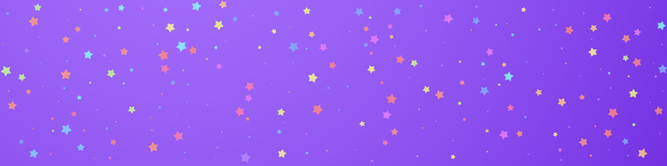 Fototapeta na wymiar Festive sightly confetti. Celebration stars. Color