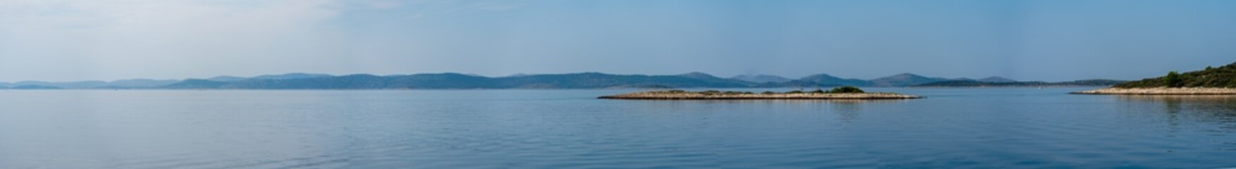 Kroatien Meer mit Insel Panorama