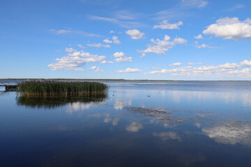 Peaceful landscape by the Baltic Sea in Haapsalu, Estonia
