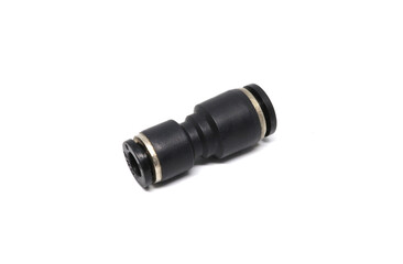 Pneumatic Push In Fittings for Air/Water Hose and Tube Connector size 8mm to  6mm  isolated on white background