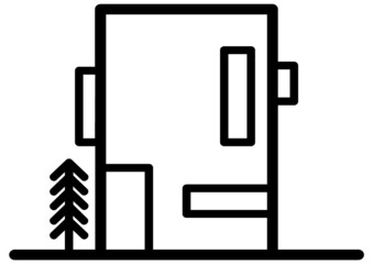 building Icon Vector