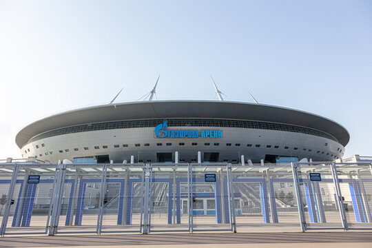 gazprom arena stadium in St Petersburg, Russia