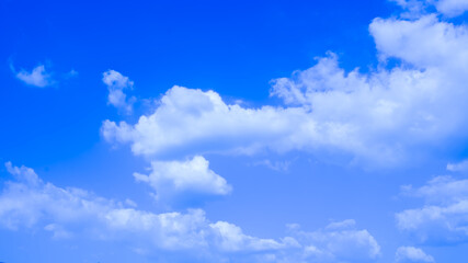 Blue sky and clouds for background.