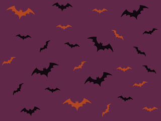 Fototapeta premium halloween background with bats