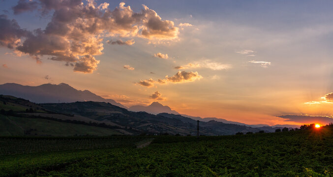 Sunsut on Gransasso mountain