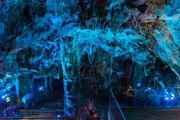 the interior of the cave of St. Michael´s