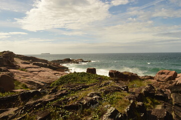 Obraz premium The sand dunes and beaches on Santa Catarina Island (Florianopolis) in Brazil