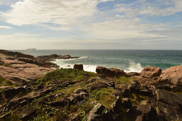 The sand dunes and beaches on Santa Catarina Island (Florianopolis) in Brazil