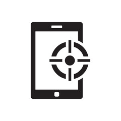 online target mobile icon