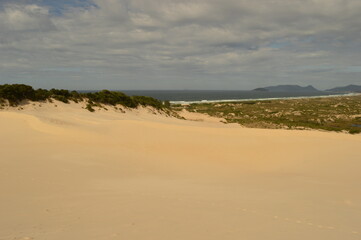The sand dunes and beaches on Santa Catarina Island (Florianopolis) in Brazil