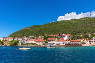 Fototapeta na wymiar Beautiful Adriatiac sea coast near Kotor, Montenegro
