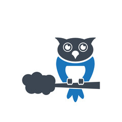 Owl icon ( vector illustration )