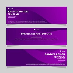 Set of modern abstract vector banners design. Template ready for use in web or print design.