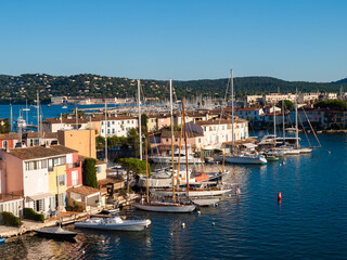 Fototapeta na wymiar View of Port Grimaud