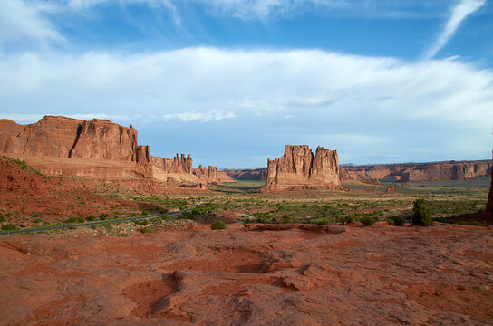 Three Gossips and the Organ in the sun at Arches national Park © H.A.Colijn