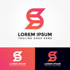 Letter S logo icon design template elements.