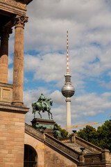 The beautiful tower in alexanderplatz, berlin