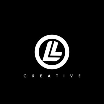 LL Letter Logo Design Vector
