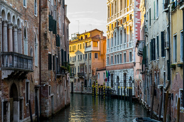 Fototapeta na wymiar Venice channel, Italy