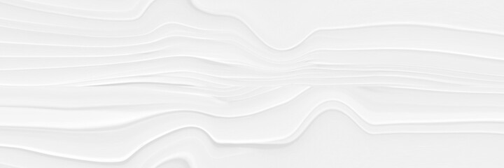 Blurred white background with elements of circles. The texture of volumetric figures for a screensaver or wedding card. Blur with space design.