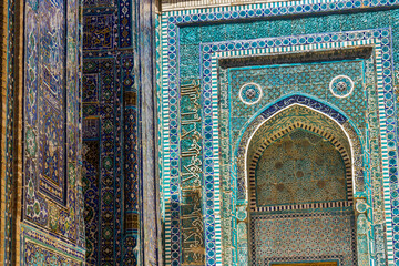 Fototapeta na wymiar Shah-i-Zinda necropolis, Samarkand