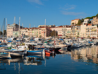 Vieux Port de Cannes - Old Port in Cannes, French Riviera, Cote d'Azur, southern France