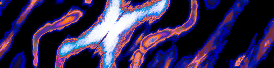 Holography Multicolor Image. luminous Art.