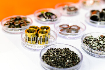 Different types of automotive bearings with free space