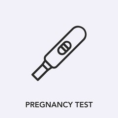 pregnancy test icon vector sign symbol