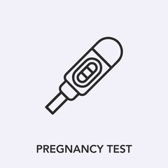 pregnancy test icon vector sign symbol