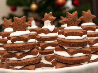 Gingerbread Christmas trees