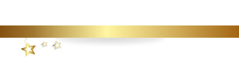 Gold band Banner Stern Sterne Hintergrund Weihnachten