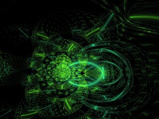 Imaginatory fractal background Image