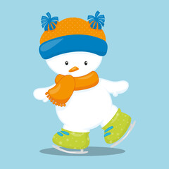 snowman-skating