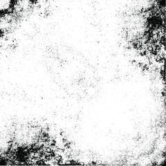 Rough black and white texture vector. Distressed overlay texture. Grunge background. Abstract textured effect. Vector Illustration. Black isolated on white background. EPS10