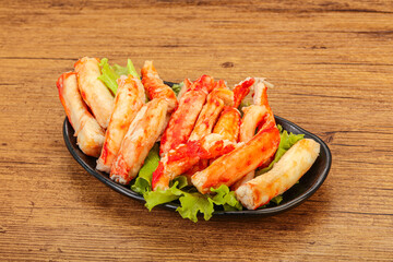 Natural luxury crab meat fillet © Andrei Starostin