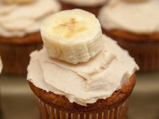 Banana cupcake