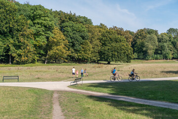 urban park in cologne city forest