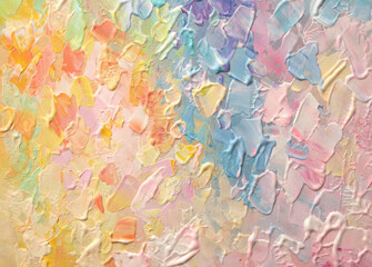 Abstract acrylic and watercolor smear blot painting.  Pastel Color texture background.