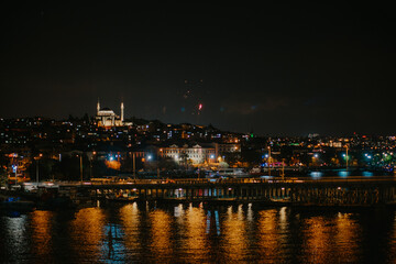 beautiful and modern Istanbul at night. A fusion of Asian and European culture in one city.
history and modernization in one place.