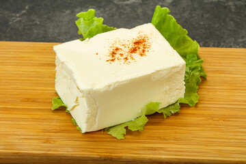 Greek traditional soft feta cheese