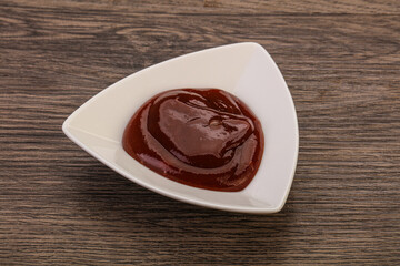 Traditional Barbicue sauce in the bowl