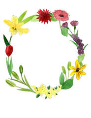 floral clip art, watercolor clipart, digital clipart, clip art watercolor, frame clipart, floral illustration, invitation template, digital illustration, interior design, postcard template