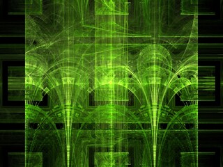 Imaginatory fractal background Image